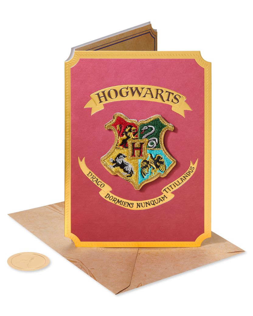 Hogwarts Patch Harry Potter Blank Greeting Card - Papyrus