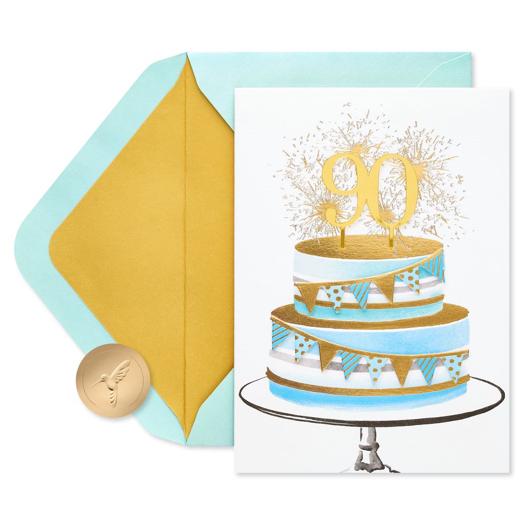 Many Wonderful Gifts 90th Birthday Greeting Card - Papyrus