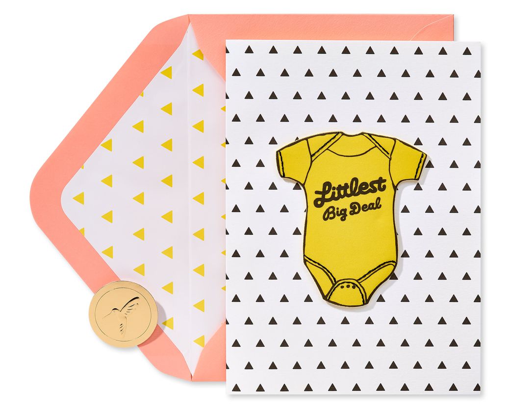 Littlest Big Deal New Baby Greeting Card - Papyrus