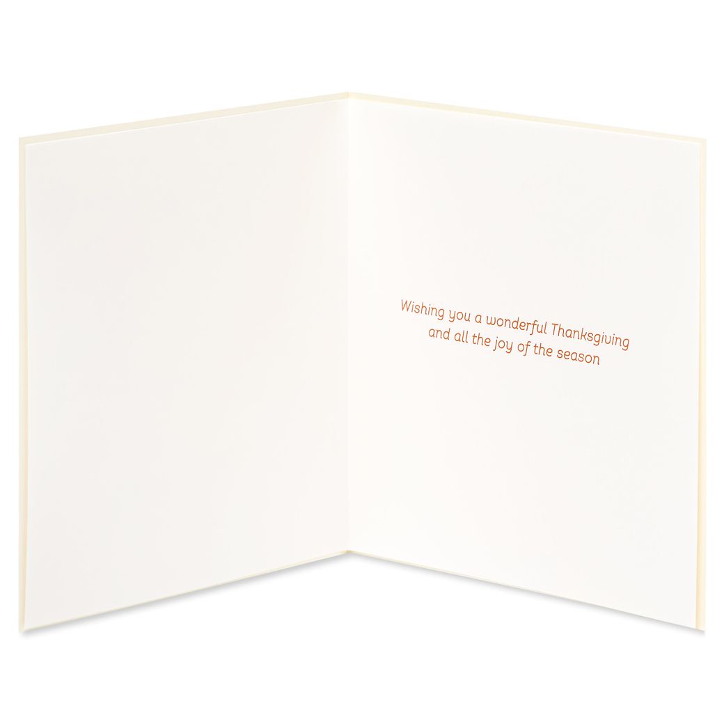 Give Thanks Thanksgiving Greeting Card - Papyrus