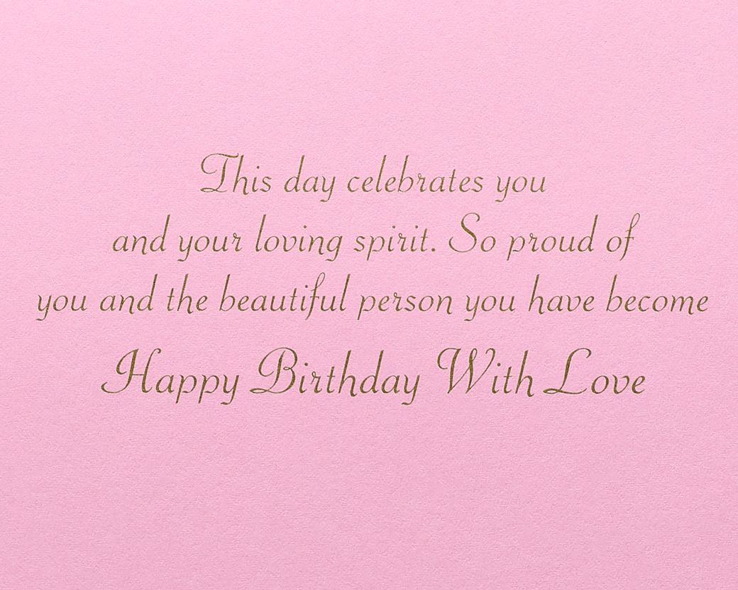 Loving Spirit Birthday Greeting Card For Daughter - Papyrus