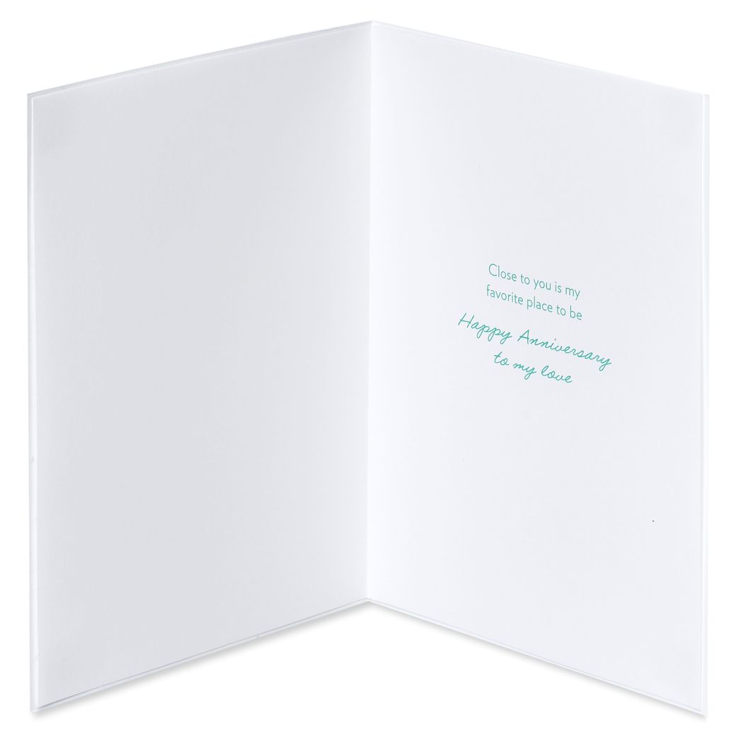Close To You Is My Favorite Place Anniversary Greeting Card Papyrus