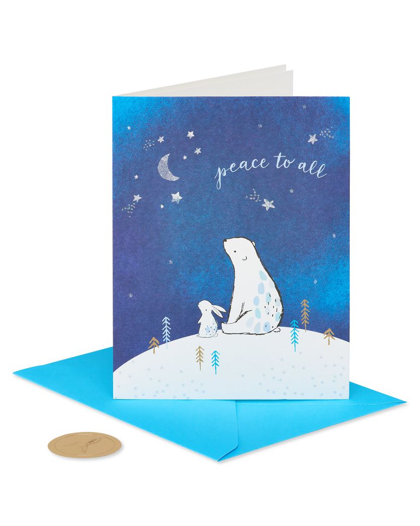 Love And Happiest Holidays Christmas Greeting Card - Papyrus