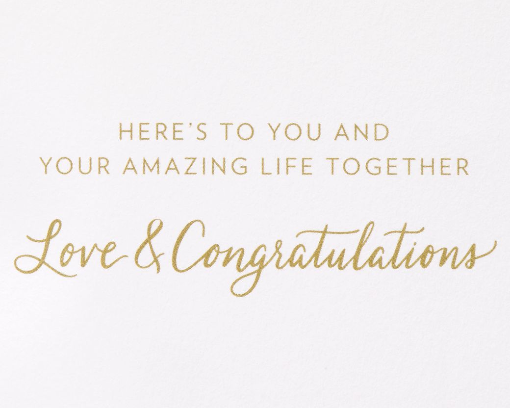 Your Amazing Life Together Wedding Greeting Card - Papyrus