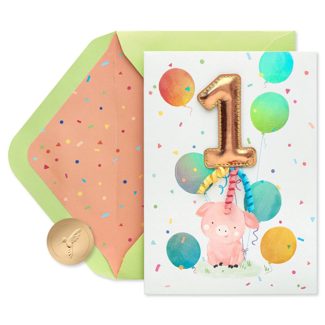 Birthday Greeting Card - Blank Inside For Your Personal Message (Single Card)