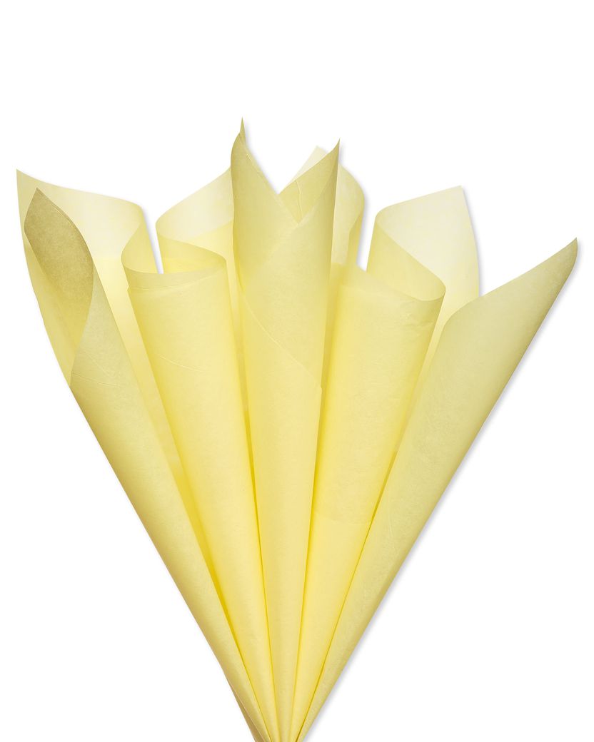 Yellow Tissue Paper, 8-Sheets - Papyrus