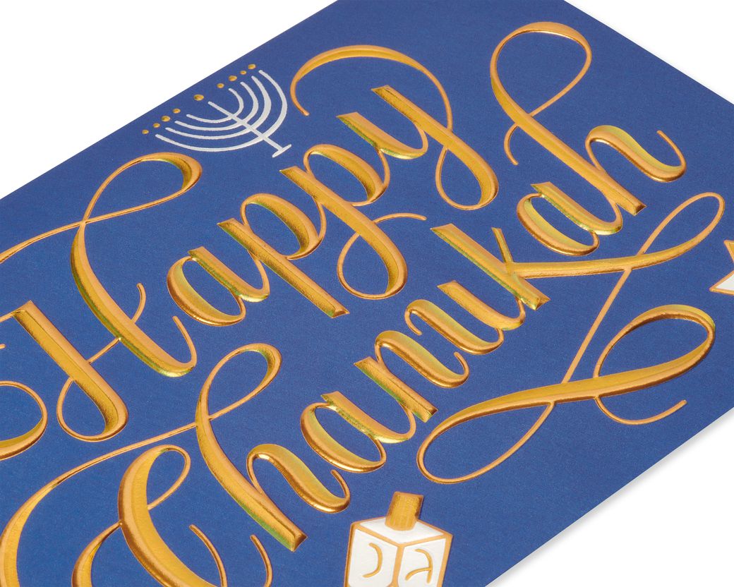 Peace And Joy Chanukah Boxed Cards, 12-Count - Papyrus