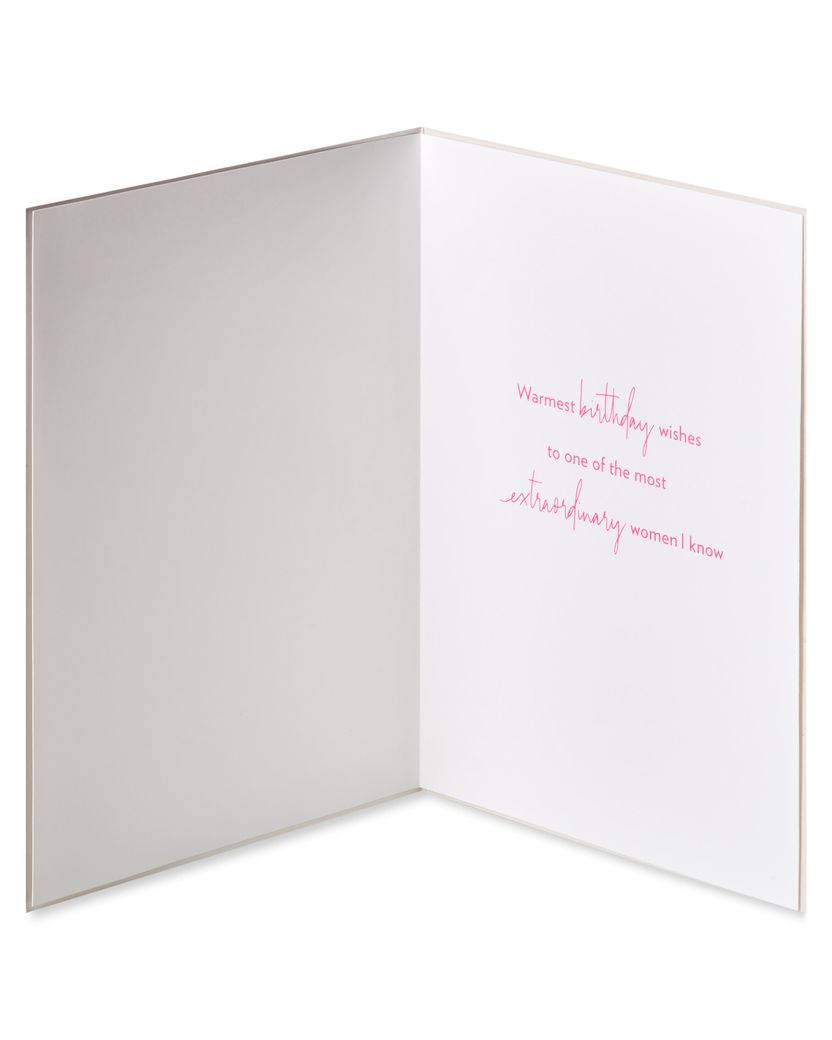 Extraordinary Woman Birthday Greeting Card - BCRF Partnership - Papyrus