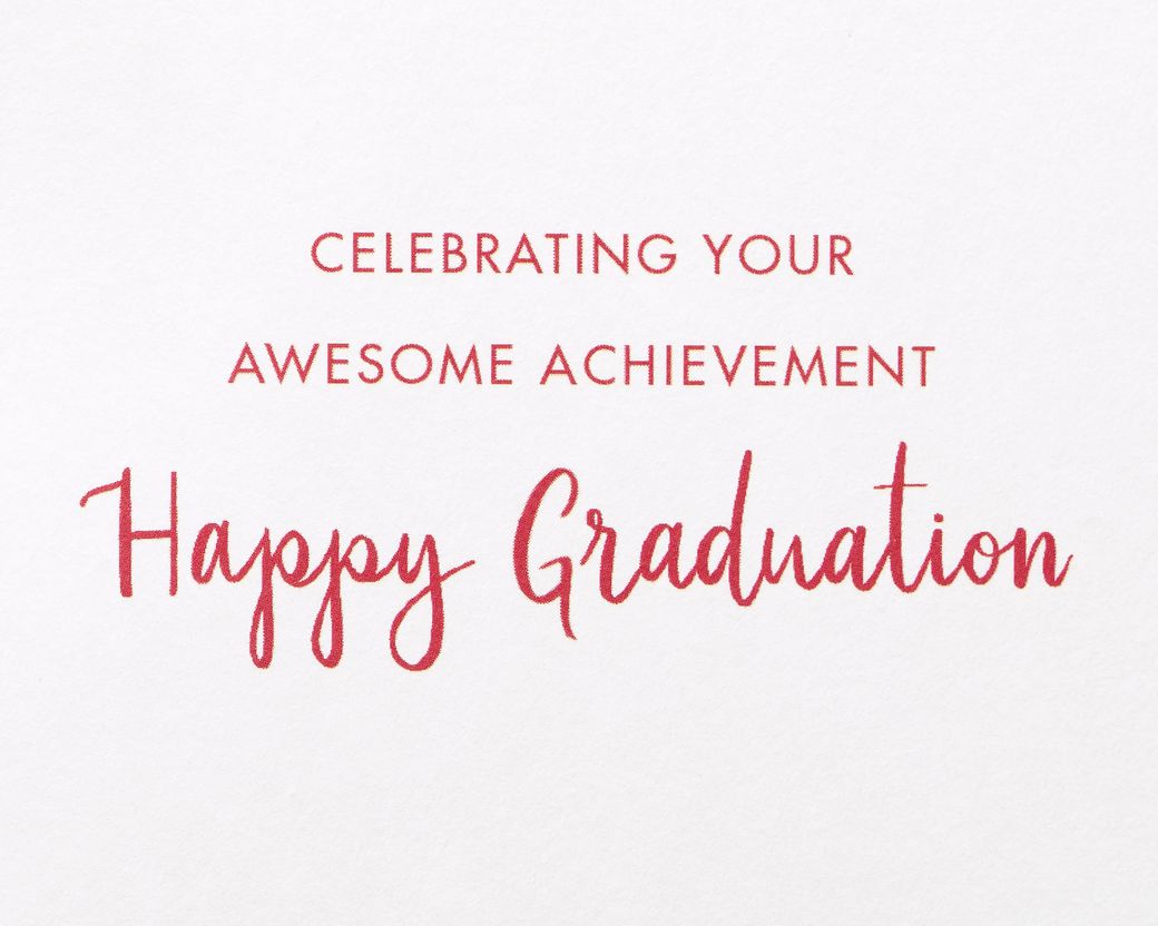 Awesome Achievement Graduation Greeting Card - Papyrus