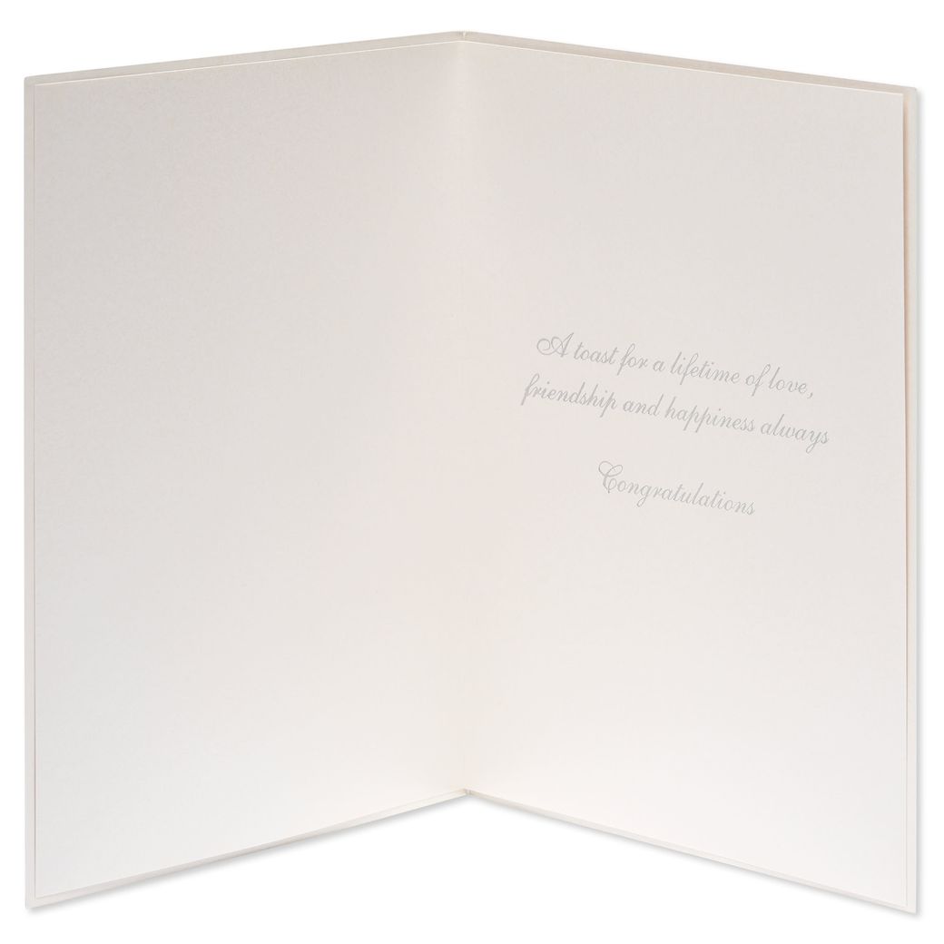 Champagne Flutes Wedding Greeting Card - Papyrus