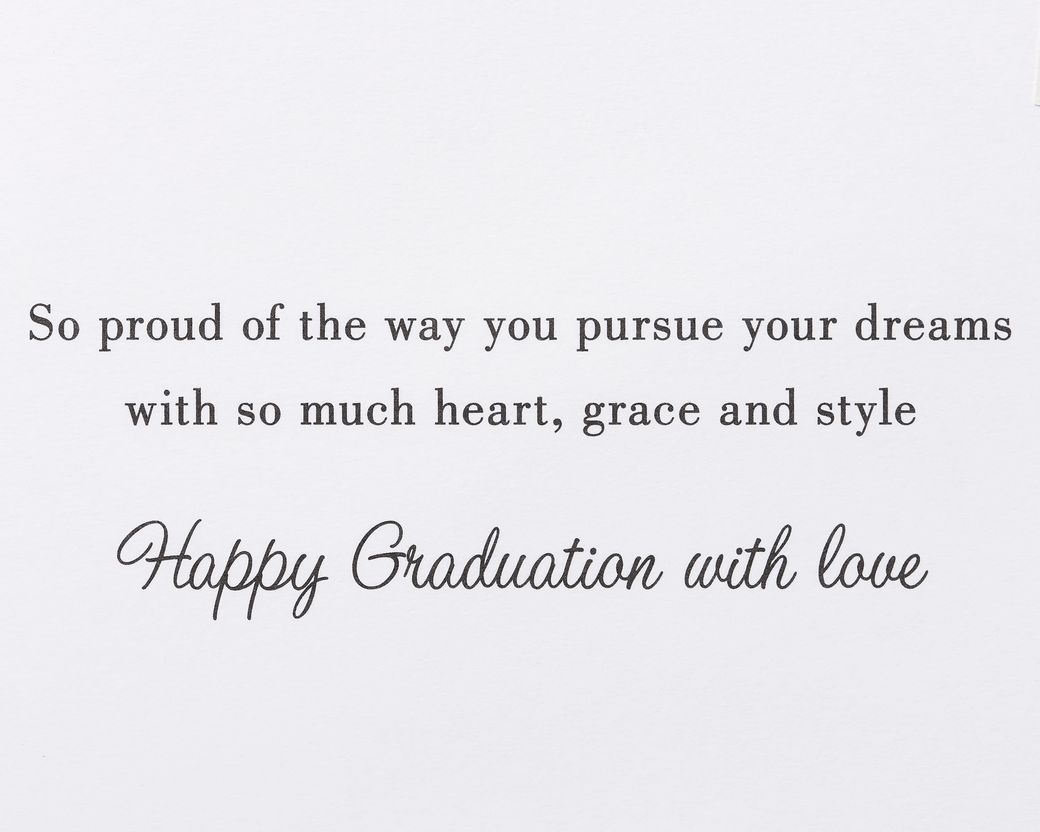 Heart, Grace, And Style Graduation Greeting Card - Papyrus