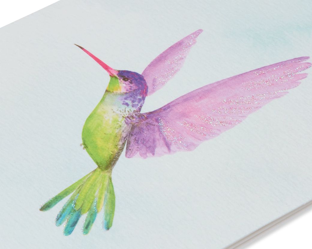 Hummingbird Birthday Greeting Card - Papyrus