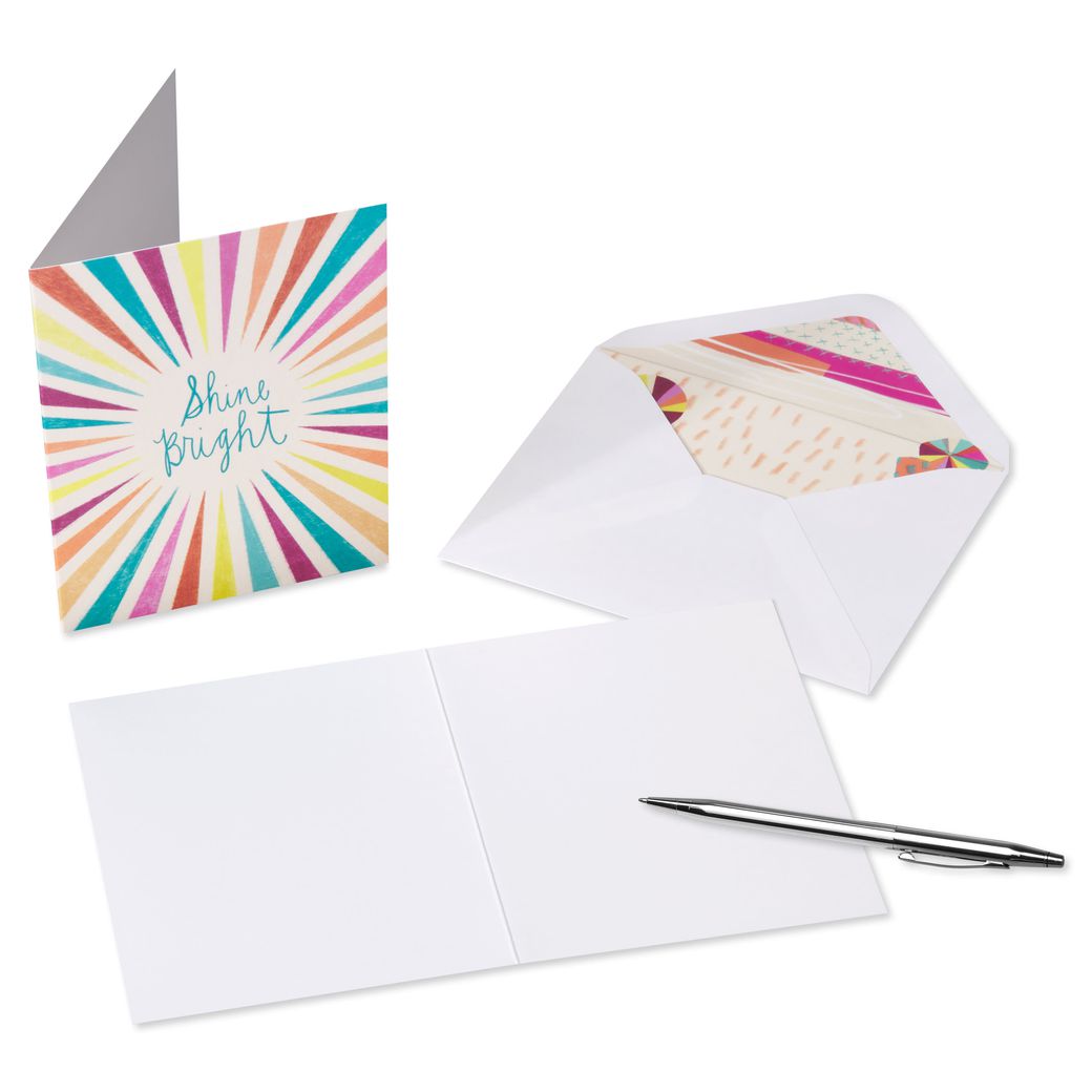 Power Affirmations Blank Encouragement Note Cards With Envelopes, 20 ...