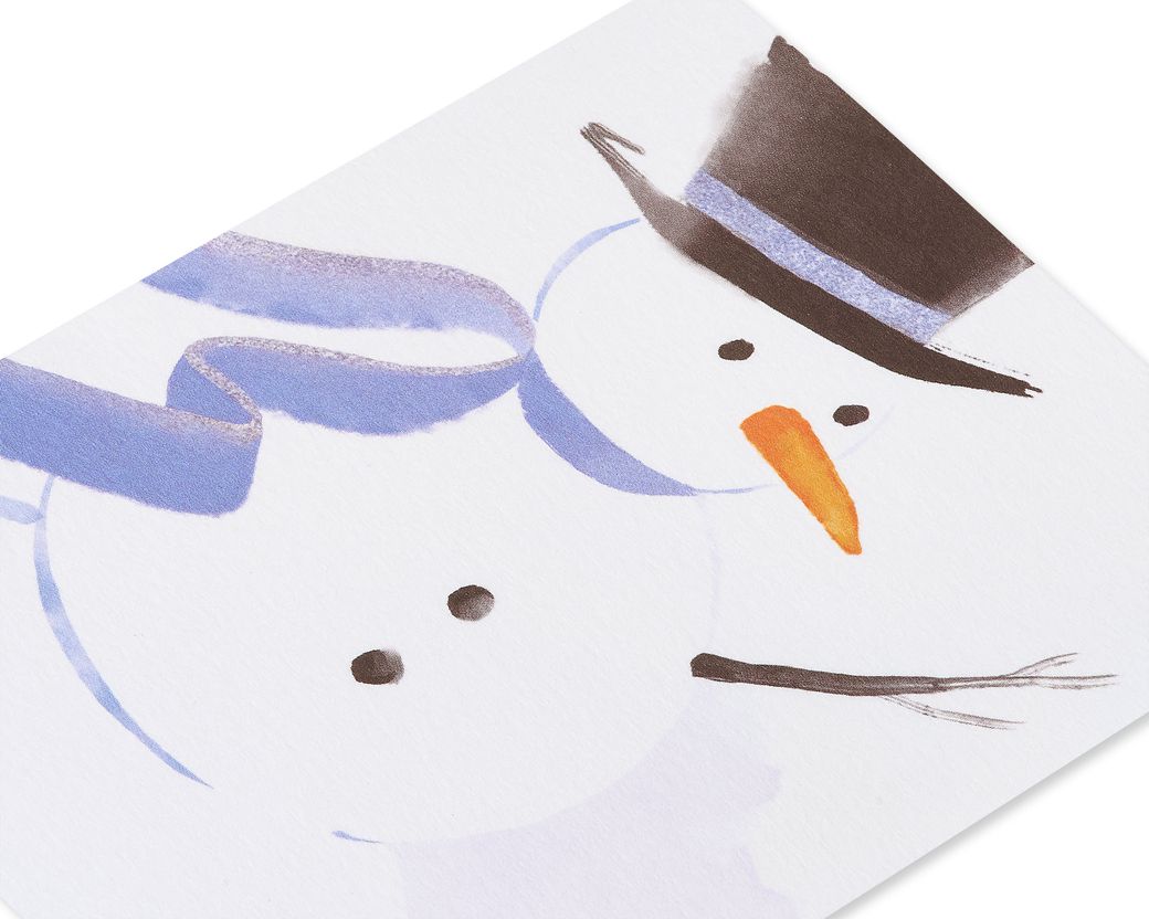 Wonderful Season Snowman Holiday Boxed Cards, 20-Count - Papyrus