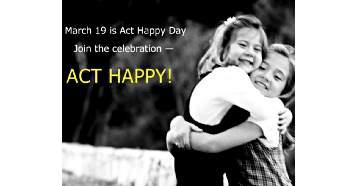 3/19 Act Happy Day Ecard American Greetings