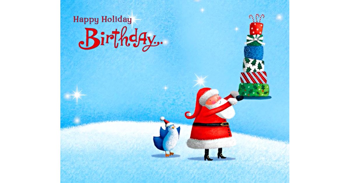 Christmas birthday wishes clearance
