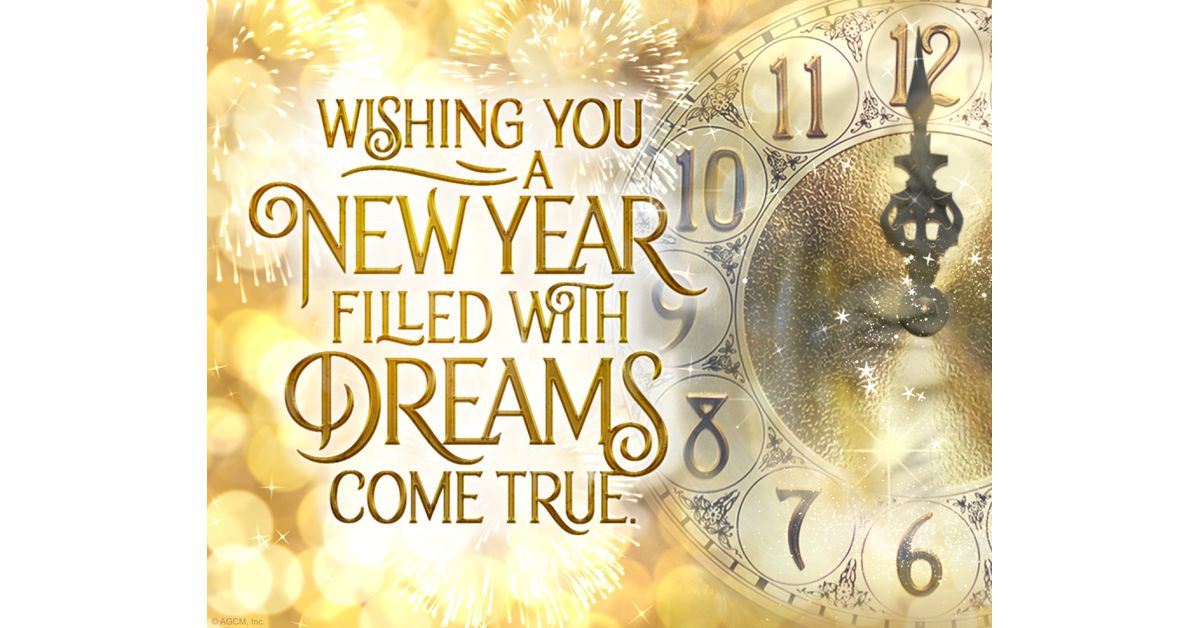 A New Year Of Dreams Come True Ecard American Greetings