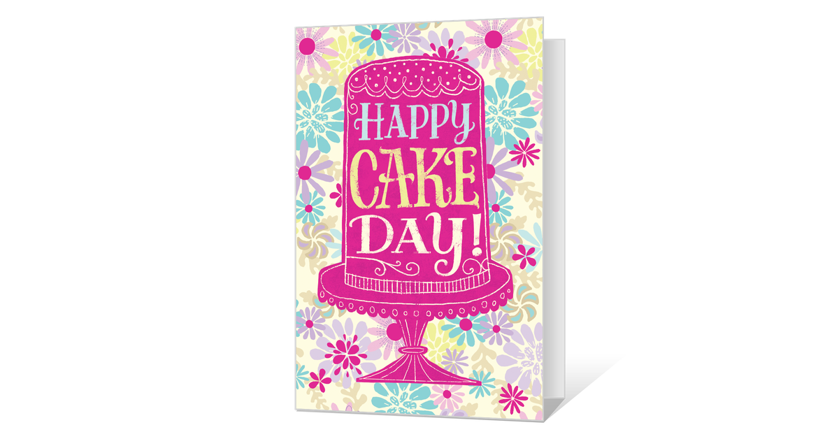 Happy Cake Day Birthday Sign 10 1/2in x 14in | Party City