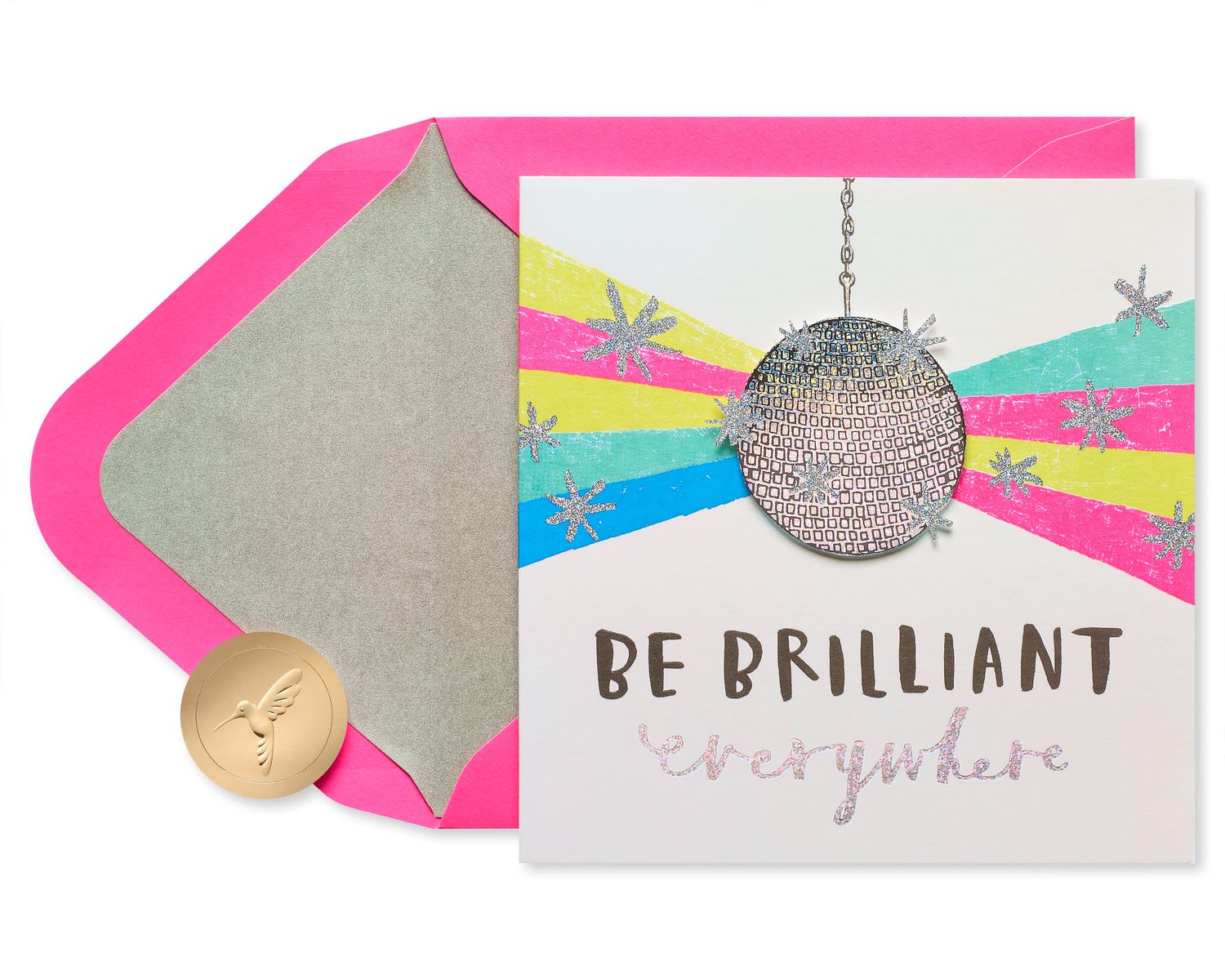 Birthday Brilliant Disco Ball Birthday Greeting Card For Best Friend