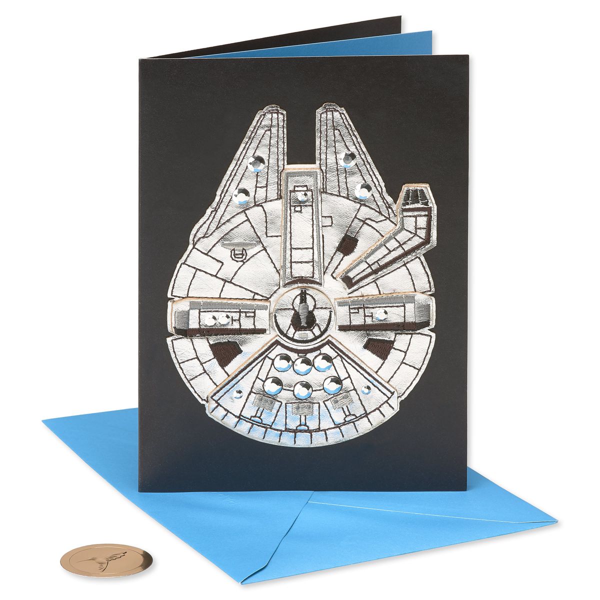 Star Wars Millennium Falcon Birthday Greeting Card Papyrus