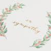 Sympathy Elegant Greenery Sympathy Greeting Card Papyrus