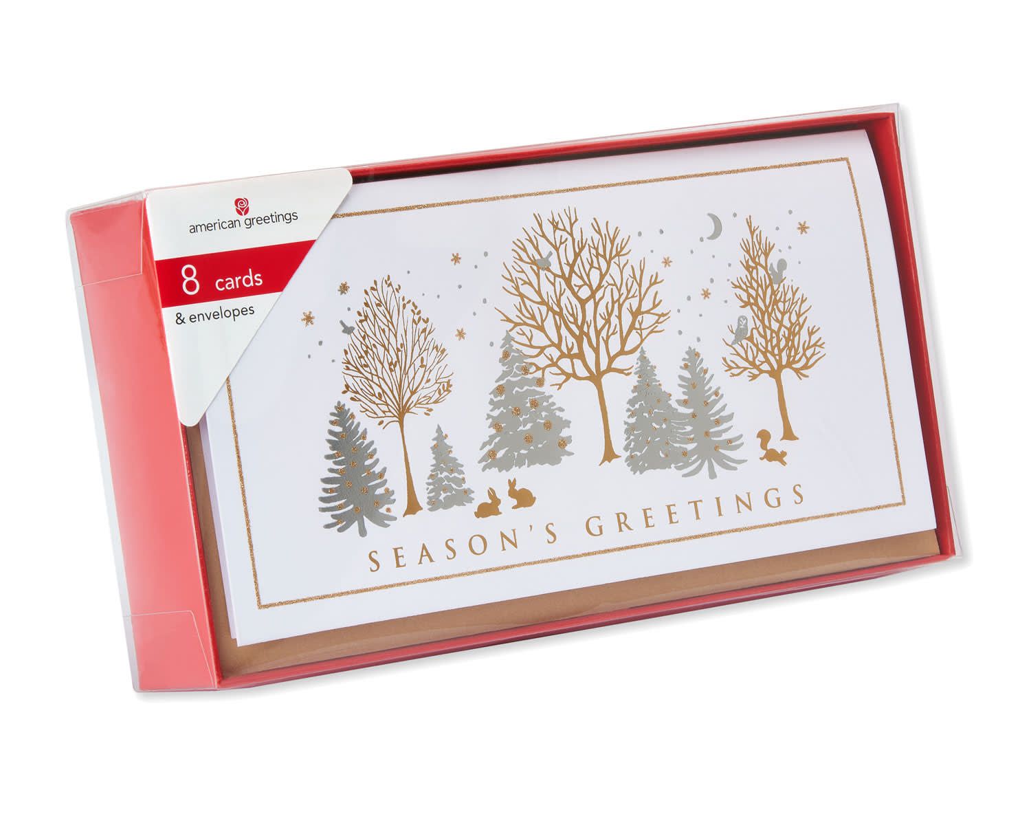 Forest Christmas Boxed Cards, 8 Count American Greetings
