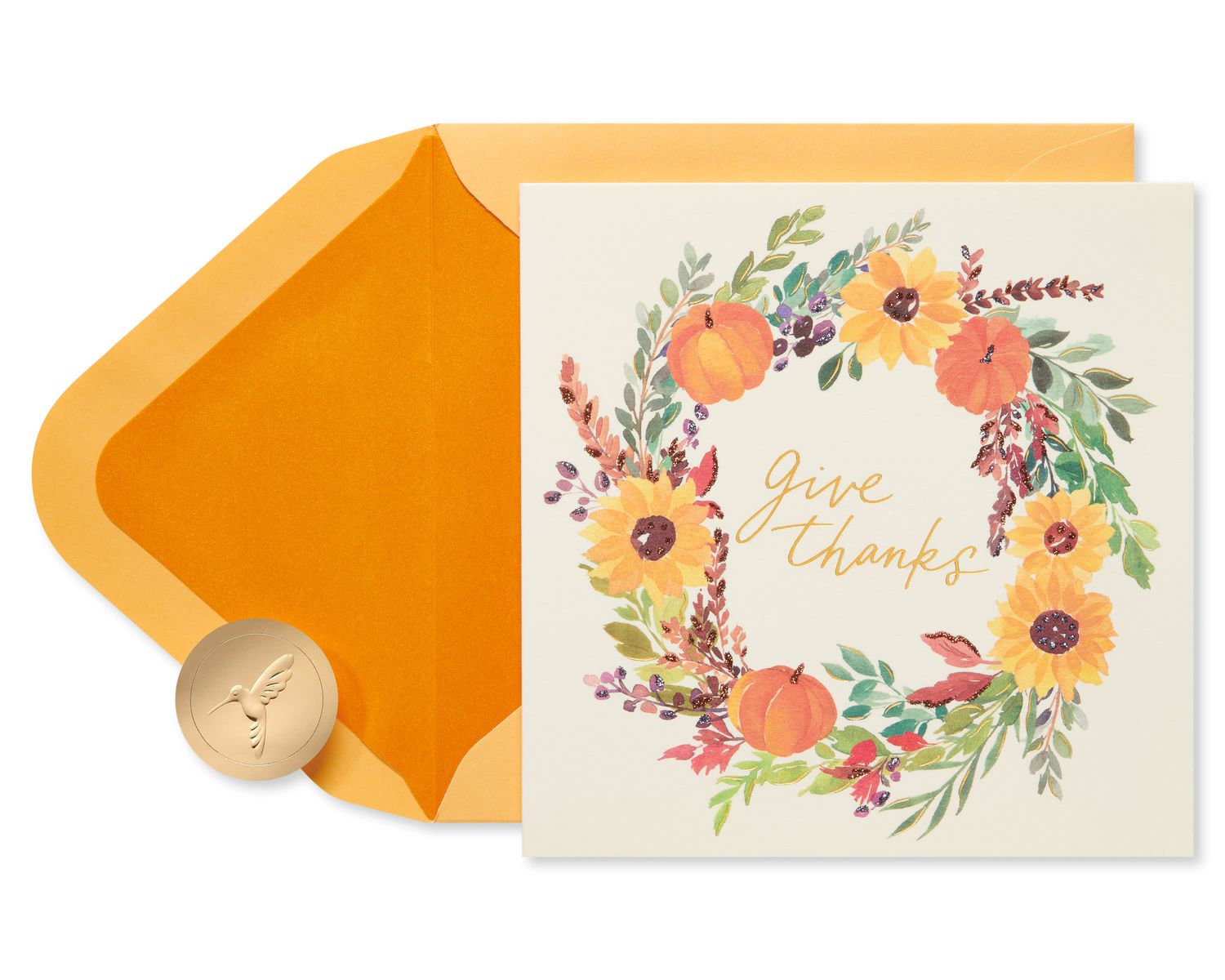 Thanksgiving Give Thanks Thanksgiving Greeting Card Papyrus