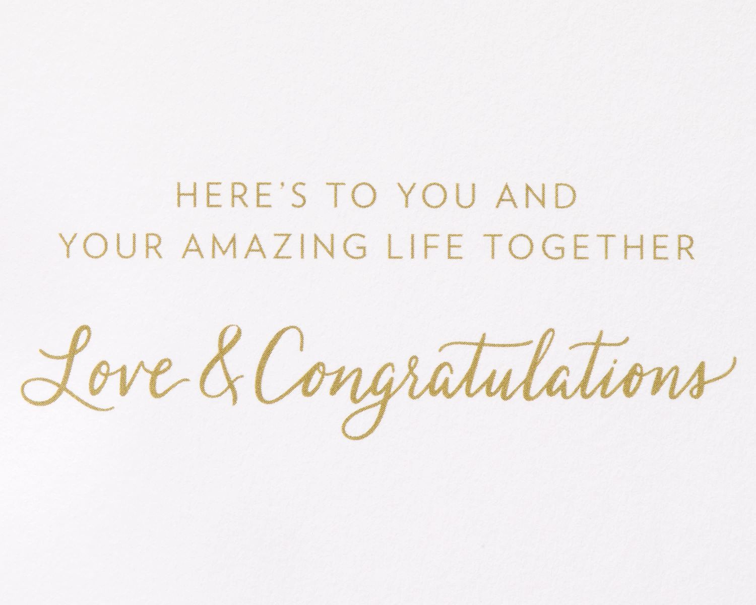 Wedding & Engagement Your Amazing Life Together Wedding Greeting Card ...