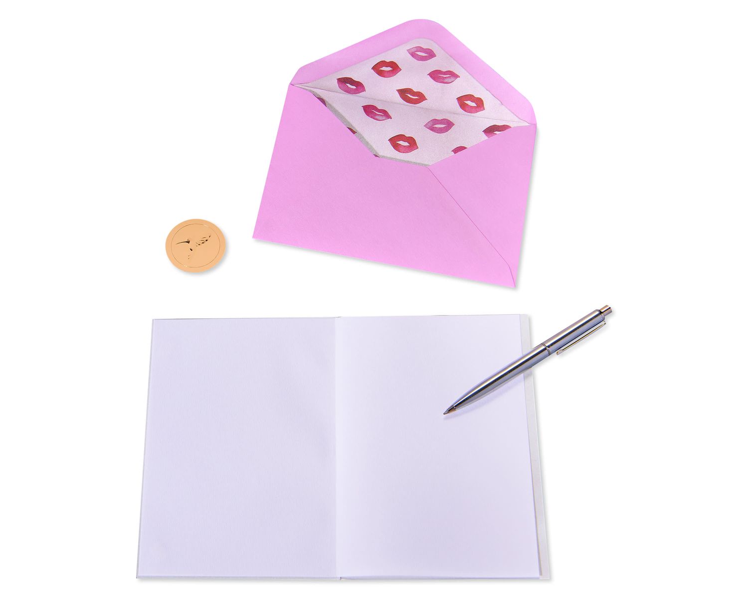 Friendship Breast Cancer Research Foundation Watercolor Lips Blank