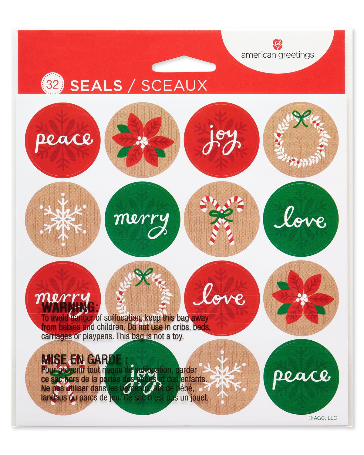 Christmas Seals, 32Count American Greetings