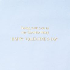 Being With You Valentine's Day Greeting Card for Husband