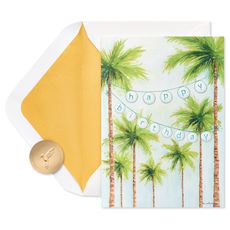 Sunshine and Good Vibes Birthday Greeting Card - Designed by Bella Pilar Image 1