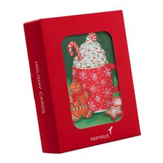 Warmest Wishes  Christmas Boxed Cards with Envelopes - Designed by Bella Pilar, 20-Count