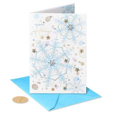 Sparkles and Shines Religious Christmas Greeting Card - Designed by Turnowsky 