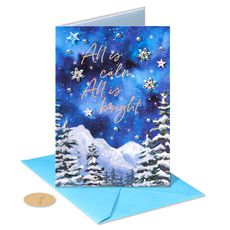 Peaceful Holiday Christmas Greeting Card