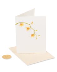 Elegant Flowers Blank Greeting Card Image 4