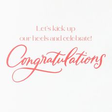 Let's Celebrate Wedding Greeting Card