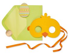 Dress Up Your Easter Greeting Card for with Mask Image 1