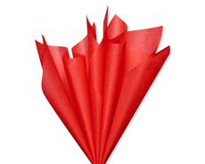 Scarlet Tissue Paper, 8 Sheets Image 2