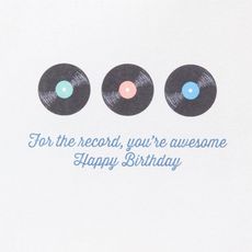 You're Awesome Birthday Greeting Card