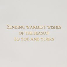 Warmest Wishes Christmas Greeting Card