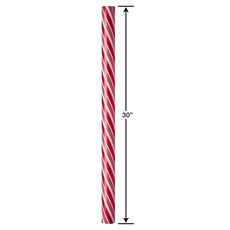 Candy Canes, Red + White Stripes, Hot Cocoa + Treats Holiday Wrapping Paper Bundle, 3 Rolls Image 6