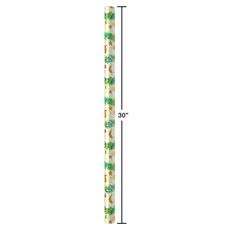 Celestial Evergreen Christmas Wrapping Paper Rolls, 3 Rolls