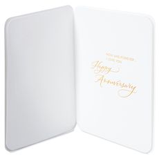 Now and Forever Anniversary Greeting Card