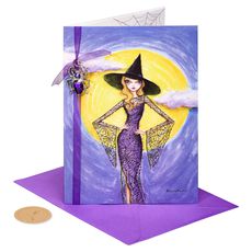 Wickedly Fabulous Halloween Greeting Card - Designed by Bella Pillar Image 4