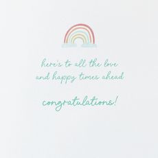 Happy Times Ahead Baby Shower Greeting Card