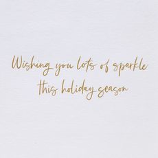 Lots of Sparkle Christmas Greeting Card