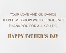 Your Love and Guidance Father's Day Greeting Card for Dad Image 3