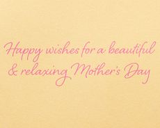 Beautiful & Relaxing Mother's Day Greeting Card Image 3