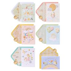 Baby Shower Card Assortment with Decorative Box, 6-count - Designed by Turnowsky